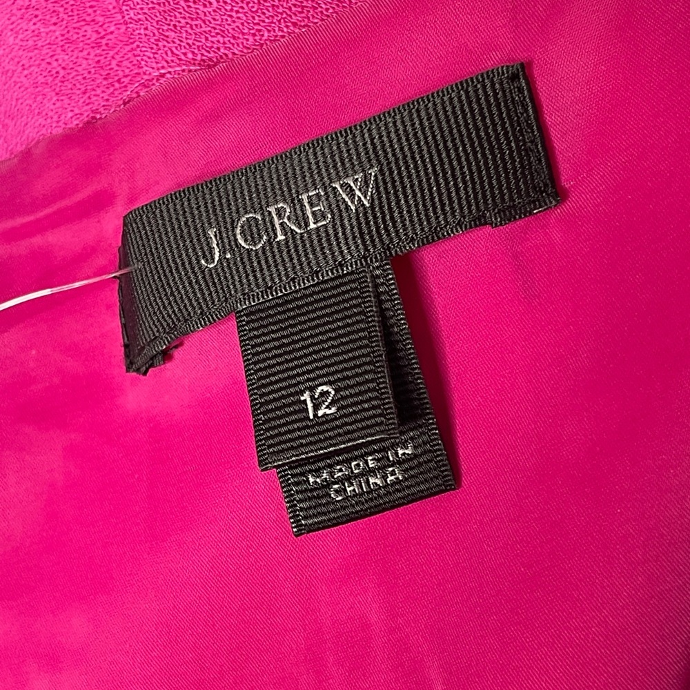 JCrew Magenta Origami Wool Dress - Picture 5 of 7